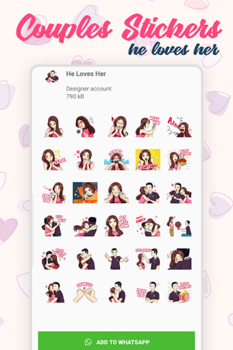 Love Stickers for WhatsApp - (WAStickerApps)