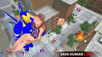 Iron Superhero Rescue : Flying Superhero Games