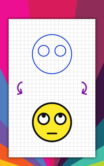How to draw emoji step by step. Drawing lessons