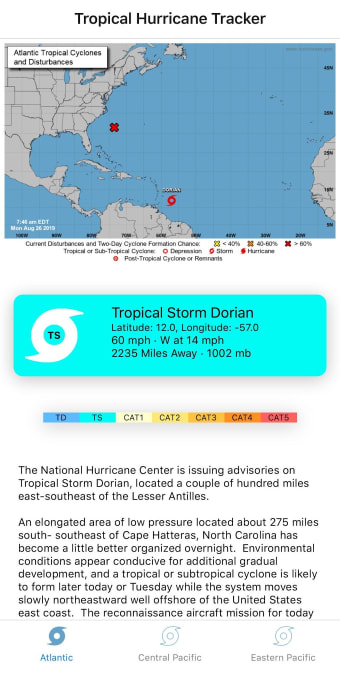 Tropical Hurricane Tracker