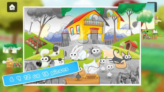 Farm Jigsaw Puzzles for kids & toddlers