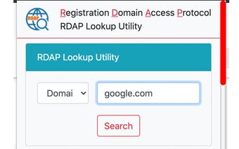 RDAP Lookup Utility