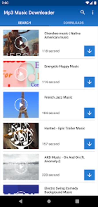 MP3 Music Downloader App