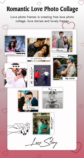 Romantic Love Photo Collage