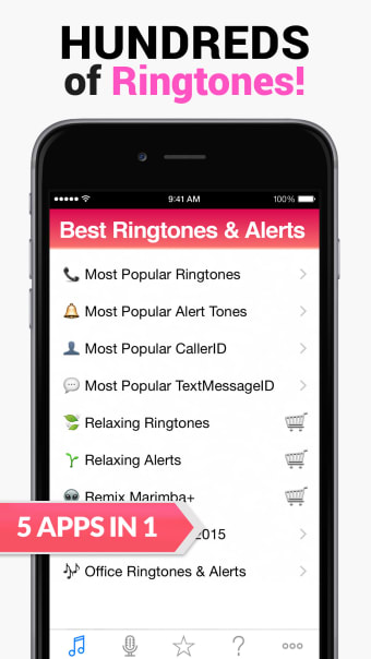 2015 Best Ringtones for iPhone - 5 Apps in 1