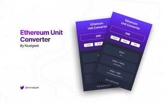 Ethereum Unit Converter