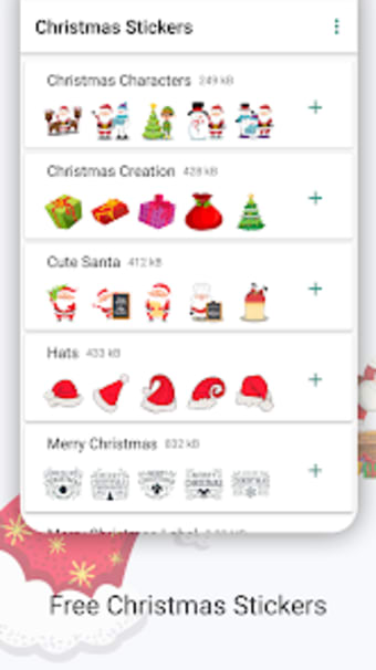 Christmas Stickers for Whatsap