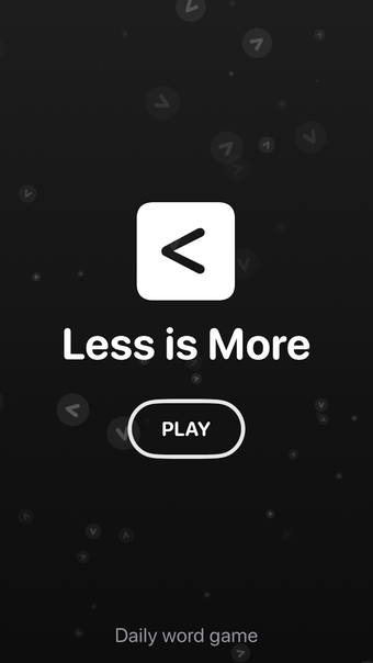 Less is More: Daily Word Game