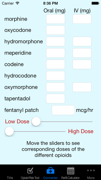 Opioid Tool