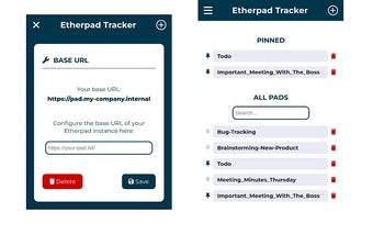 Etherpad Tracker