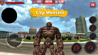 City Monster Rampage Attack Monster Games