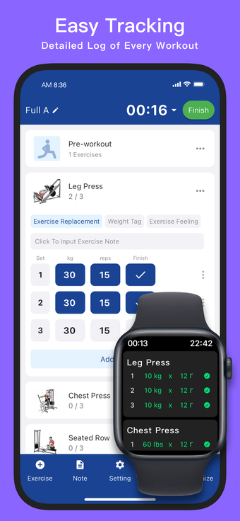 KeepStrong Gym Workout Tracker