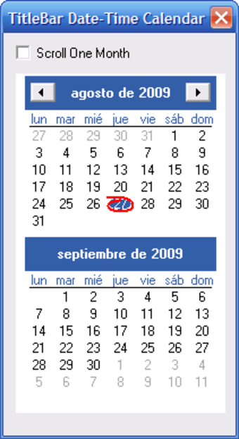 Titlebar Date-Time