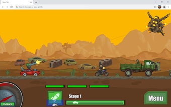 Battle On Road Car Game