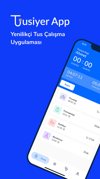 Tusiyer App - TUS Kronometre