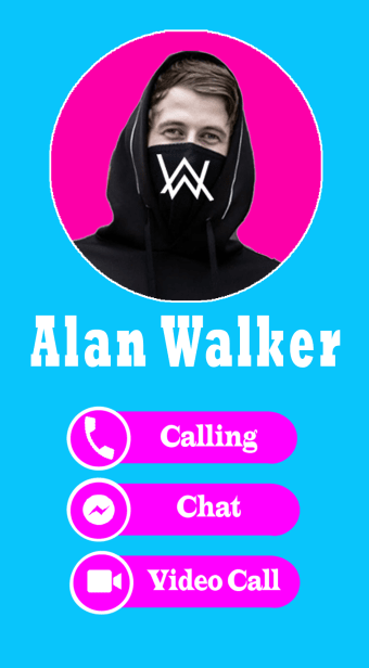 Alan Walker DJ Video Call  chat Simulator
