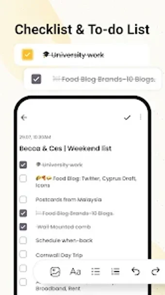 Notes - Notepad  To Do List