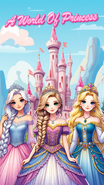 Princess Coloring Art Book