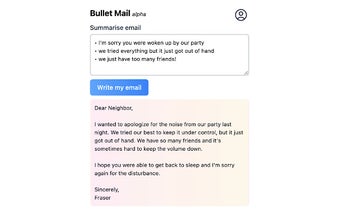 Bullet Mail