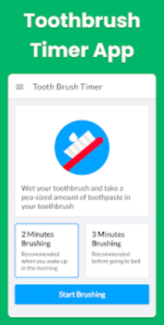 Toothbrush Timer App
