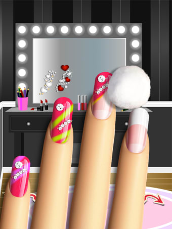 Glitter Nail Salon: Girls Game by Dress Up Star