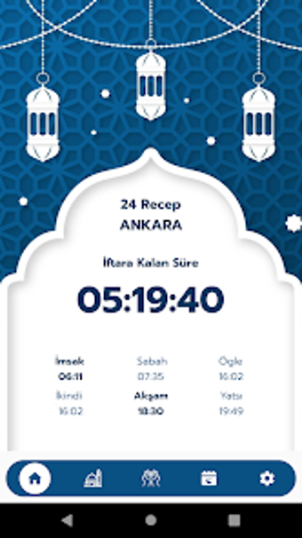 Ramazan İmsakiyesi 2023