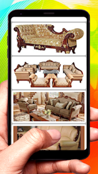 Wooden Sofa Set Design idea