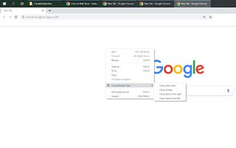 Close Multiple Tabs