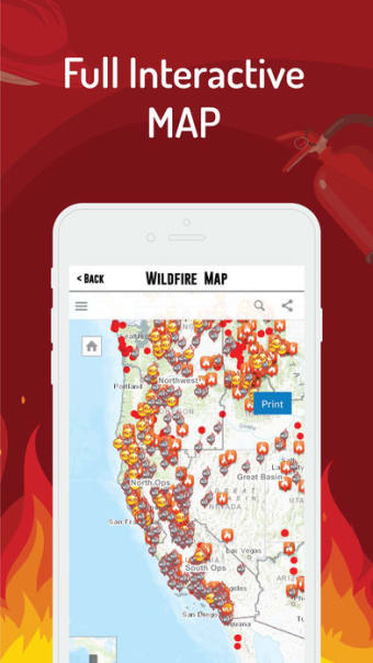 Wildfire Radar - Map & News