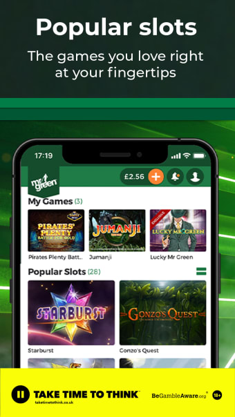 Mr Green Casino  Slot Games
