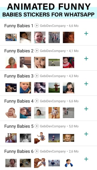 Animated baby WhatsApp Sticker