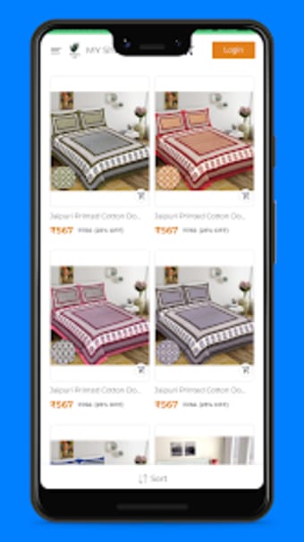 Bedsheet Shopping App