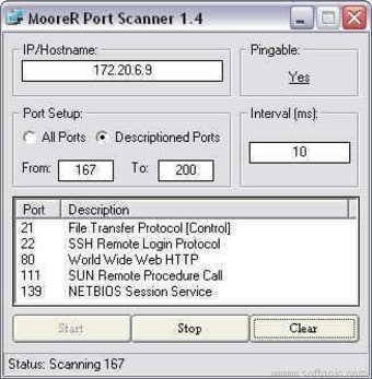 MooreR Port Scanner