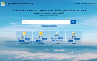 City Weather Forecast Hub