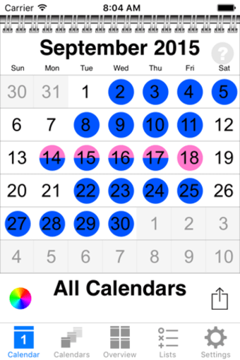 colorCal Calendar