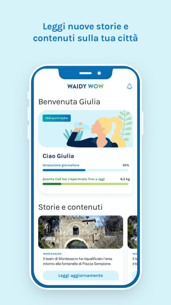 Waidy WOW - App per bere acqua
