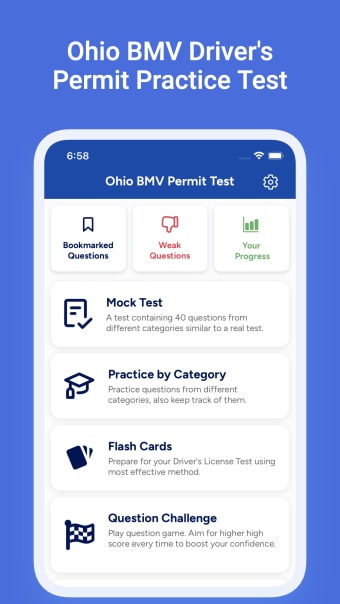 Ohio BMV Drivers License Test