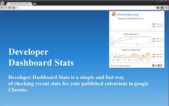 Developer Dashboard Stats