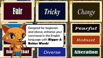 Bigger Better Words: Vocabulary Booster app