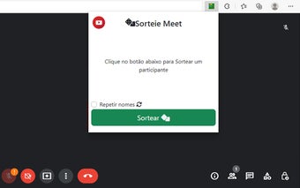 Sorteie Meet: Fazer sorteio no Google Meet