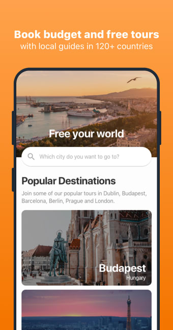 Freetour.com - travel app for budget  free tours