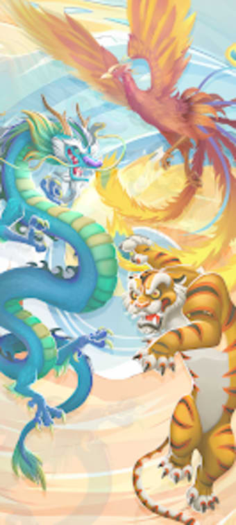 Dragon and Tiger-Wallpaper