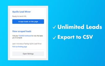 Apollo Lead Scraper by TaskAGI