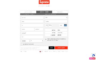 Supreme bot