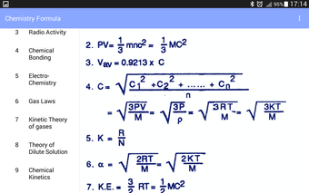 Chemistry Formula