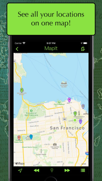 MapIt - Map Multiple Locations
