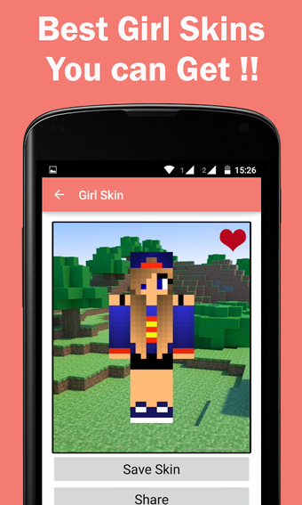 Girl Skins for PE MineCraft