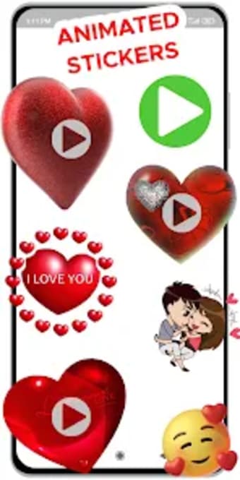 Animated Love Stickers for WAS