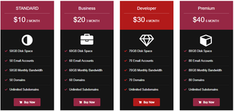 Pricing Table 8211 Price Table Price list Easy Pricing Table