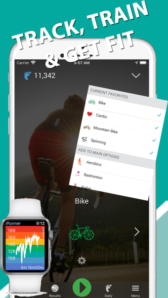 iBiker Cycling  Heart Trainer